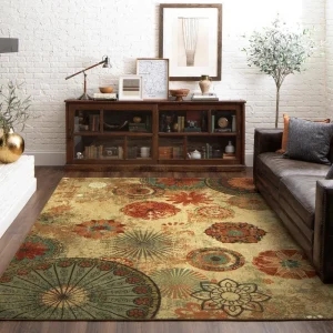 Alexa Medallion Brown 7 Ft. 6 In. X 10 Ft. Indoor/Outdoor Area Rug By Mohawk Home | * Shop
