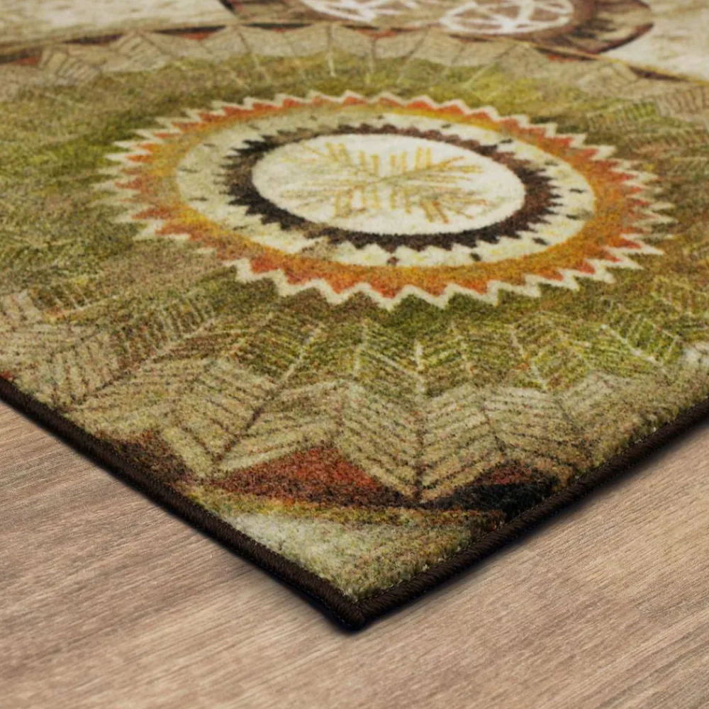 armindale_brown__ft_x__ft_6.webp Armindale Brown 8 Ft. X 10 Ft. Geometric Area Rug By Mohawk Home | * New