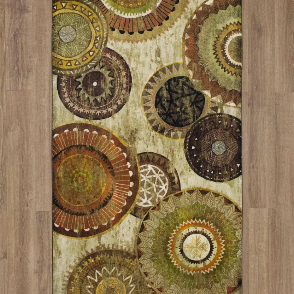 armindale_brown__ft_x__ft_7.webp Armindale Brown 8 Ft. X 10 Ft. Geometric Area Rug By Mohawk Home | * New