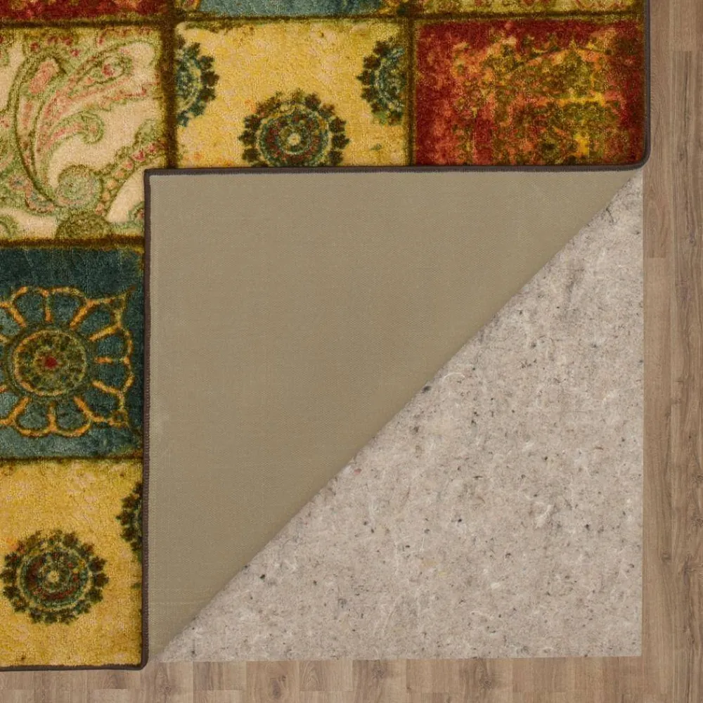 artifact_panel_multi__ft__5.webp Artifact Panel Multi 3 Ft. X 4 Ft. Machine Washable Patchwork Area Rug By Mohawk Home | * Flash Sale