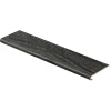 Aspen Oak Black/Noble Oak 47 In. Long X 12-1/8 In. Deep X 1-11/16 In. Height Vinyl Overlay To Cover Stairs 1 In. Thick By Cap A Tread | * Discount