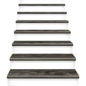 Aspen Oak Black/Noble Oak 47 In. Long X 1/2 In. Thick X 7-3/8 In. Wide Vinyl Overlay Riser To Be Used With Cap A Tread | * Discount