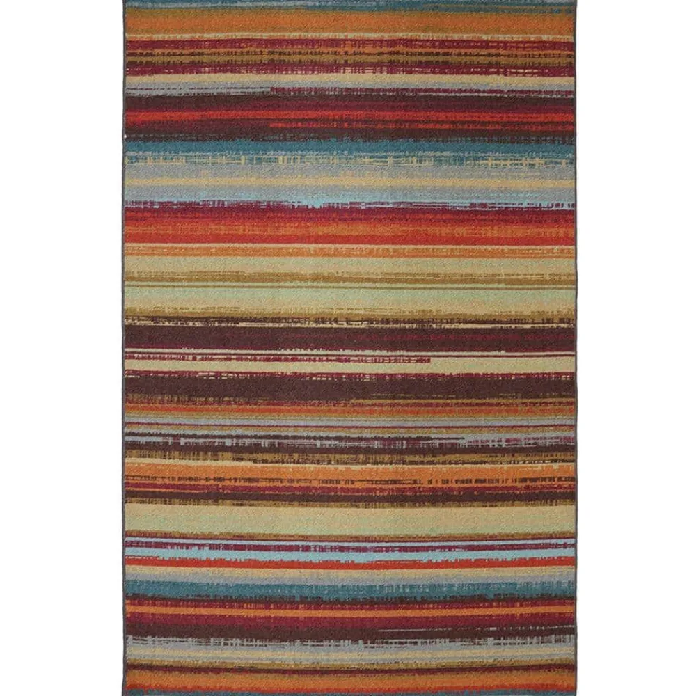 avenue_stripe_multi__ft_x_0.webp Avenue Stripe Multi 5 Ft. X 8 Ft. Indoor/Outdoor Area Rug By Mohawk Home | * Discount