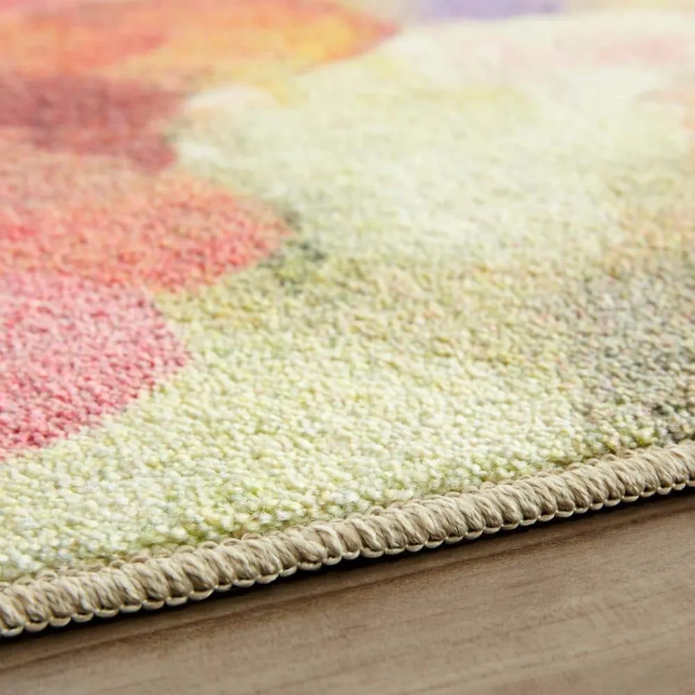 blurred_blossoms_multi__f_2.webp Blurred Blossoms Multi 8 Ft. X 10 Ft. Floral Area Rug By Mohawk Home | * Clearance