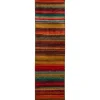 Boho Multi 2 Ft. X 5 Ft. Machine Washable Striped Modern Runner Rug By Mohawk Home | * New