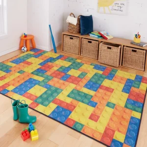 Building Blocks Multi 8 Ft. X 10 Ft. Contemporary Area Rug By Mohawk Home | * Best Sale