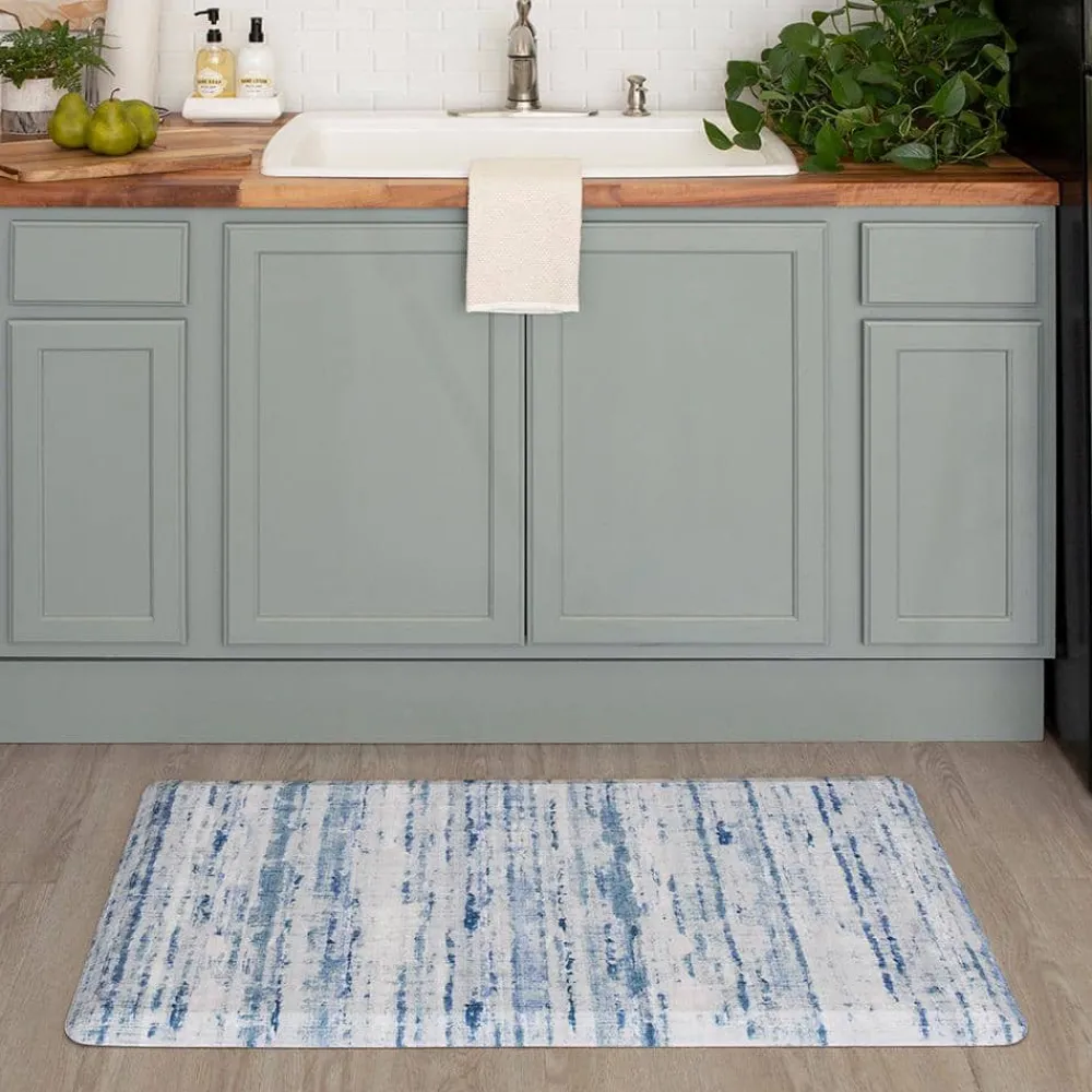 cerulean_blue__in_x__in_k_4.webp Cerulean Blue 20 In. X 42 In. Kitchen Mat By Mohawk Home | * Store