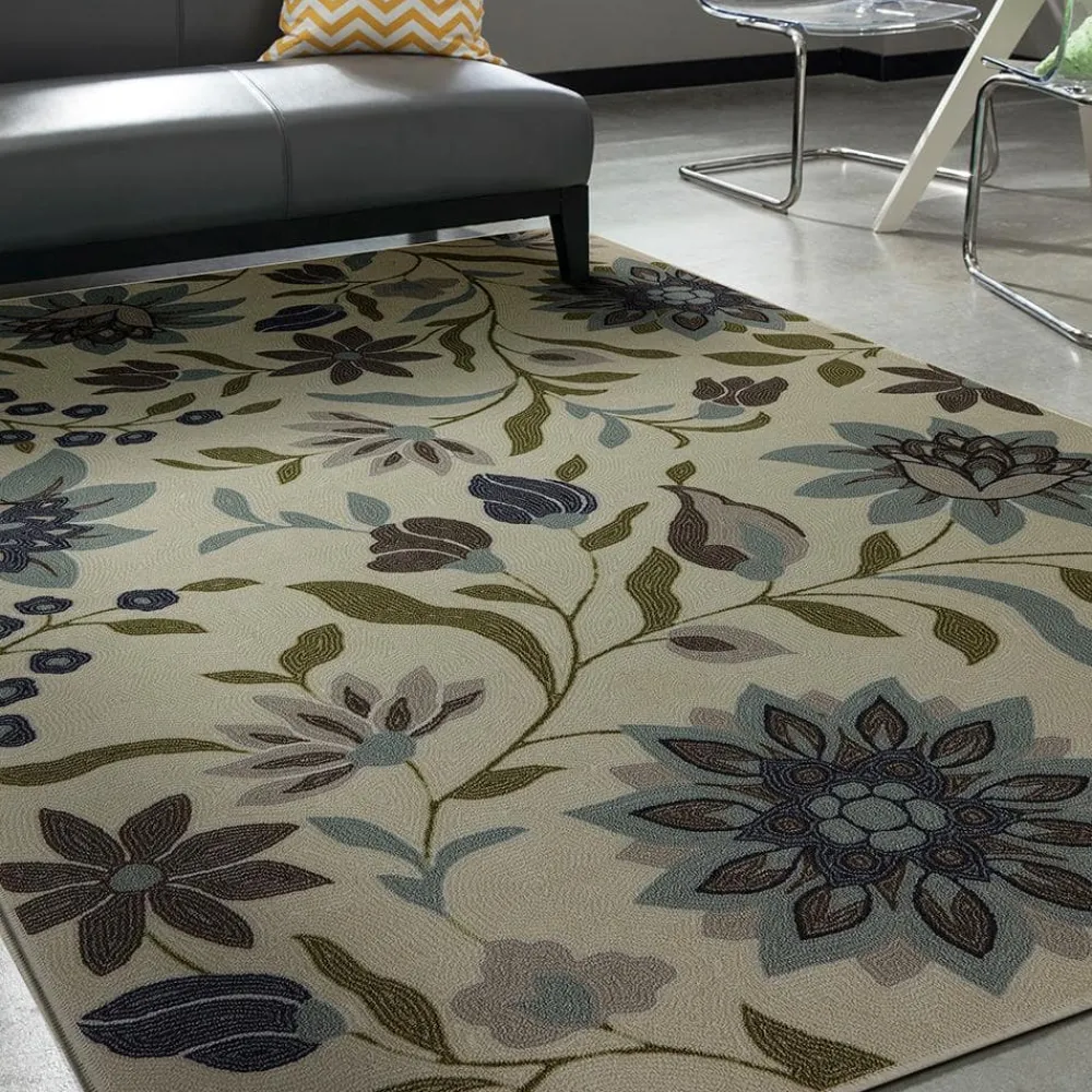 clarita_blue__ft_x__ft_fl_1.webp Clarita Blue 5 Ft. X 8 Ft. Floral Area Rug By Mohawk Home | * New