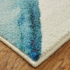 Cognition Water Cream 10 Ft. X 14 Ft. Abstract Area Rug By Mohawk Home | * Shop