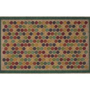 Colorful Dots Bright 18 In. X 30 In. Ornamental Entry Mat By Mohawk Home | * Sale