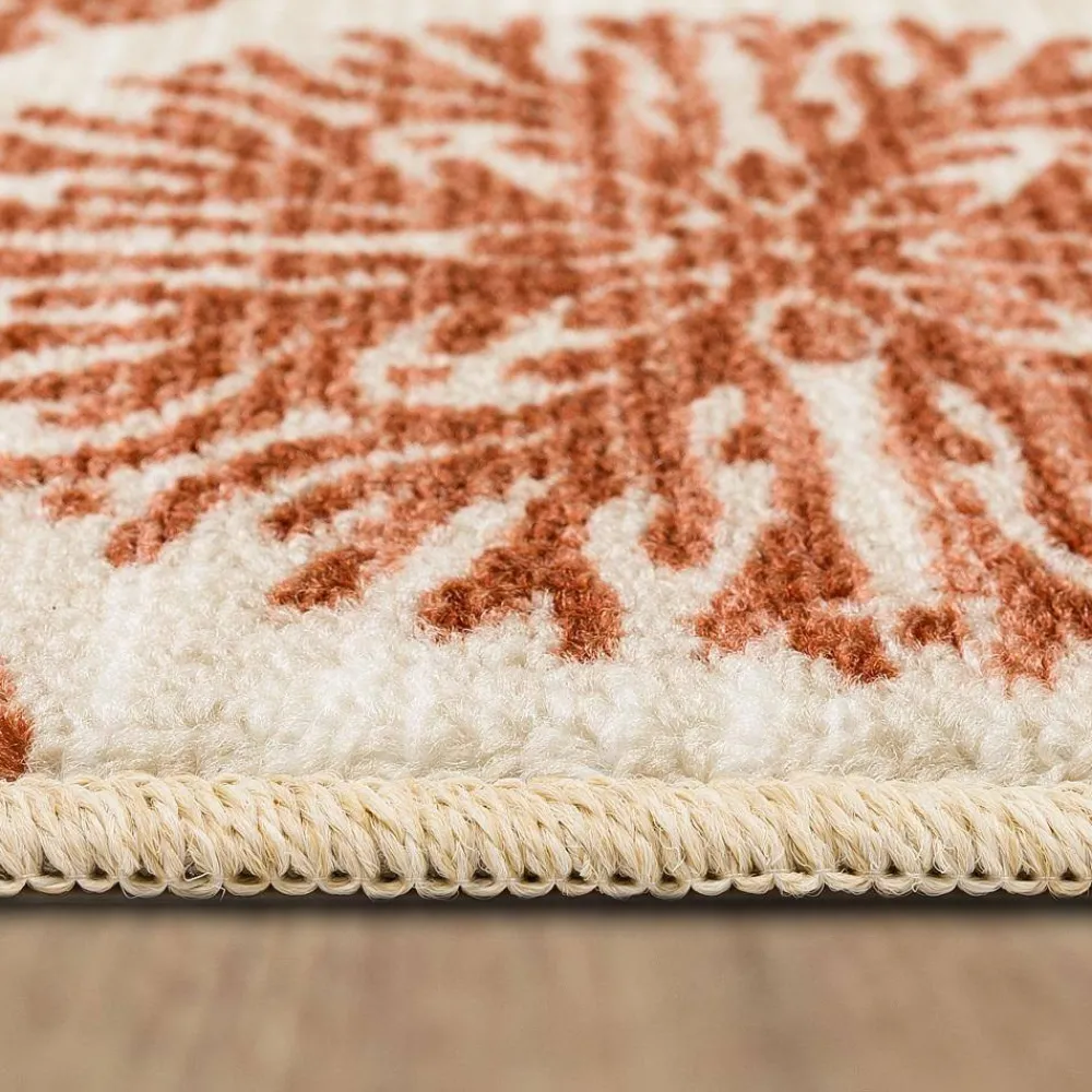 coral_medallion_spice__ft_5.webp Coral Medallion Spice 1 Ft. 8 In. X 2 Ft. 10 In. Medallion Machine Washable Area Rug By Mohawk Home | * Store