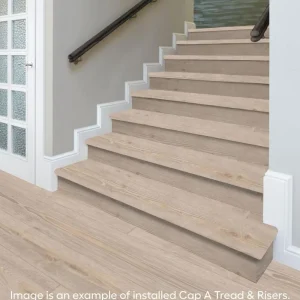 Cradle Rock/Graceland Oak Stair Tread & Reversible Riser Kit 47 In. L X 12-1/8 In. W X 1-11/16 In. T To Cover Stairs 1″ By Cap A Tread | * Shop