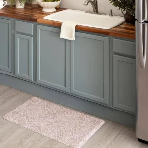 Damask Nouveau Tan 1 Ft. 8 In. X 3 Ft. 6 In. Kitchen Mat By Mohawk Home | * Outlet