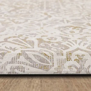 Damask Nouveau Tan 1 Ft. 8 In. X 3 Ft. 6 In. Kitchen Mat By Mohawk Home | * Outlet