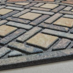 Deco Tile Slice Brown 23 In. X 35 In. Doorscapes Estate Mat By Mohawk Home | * Outlet