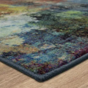 Decollage Multi 4 Ft. X 6 Ft. Abstract Area Rug By Mohawk Home | * New