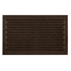 Dots Chocolate 18 In. X 30 In. Impressions Door Mat By Mohawk Home | * Discount
