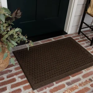 Dots Chocolate 24 In. X 36 In. Impressions Door Mat By Mohawk Home | * Shop