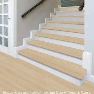 Ella Bay Oak Stair Tread And Reversible Riser Kit 47 In. L X 12-1/8 In. W X 2-3/16 In. T For Stairs 1-1/8 In. To 1-3/4″T By Cap A Tread | * Fashion