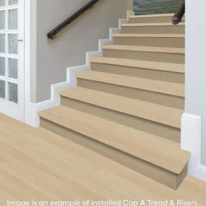 Ella Bay Oak Stair Tread And Reversible Riser Kit 47 In. L X 12-1/8 In. W X 2-3/16 In. T For Stairs 1-1/8 In. To 1-3/4″T By Cap A Tread | * Fashion