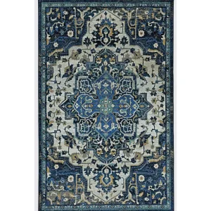 Emiko Blue 6 Ft. X 9 Ft. Oriental Area Rug By Mohawk Home | * Fashion