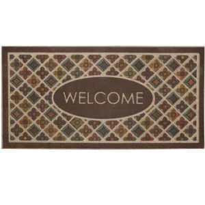 Flowery Tiles 24 In. X 48 In. Ornamental Entry Mat By Mohawk Home | * Cheap