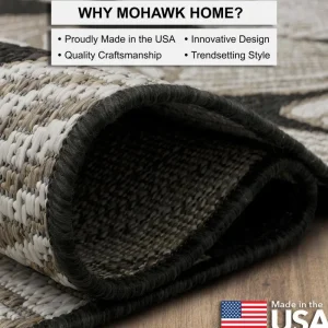 Harbour Blossoms Dark Grey 8 Ft. X 10 Ft. Floral Indoor/Outdoor Area Rug By Mohawk Home | * Outlet