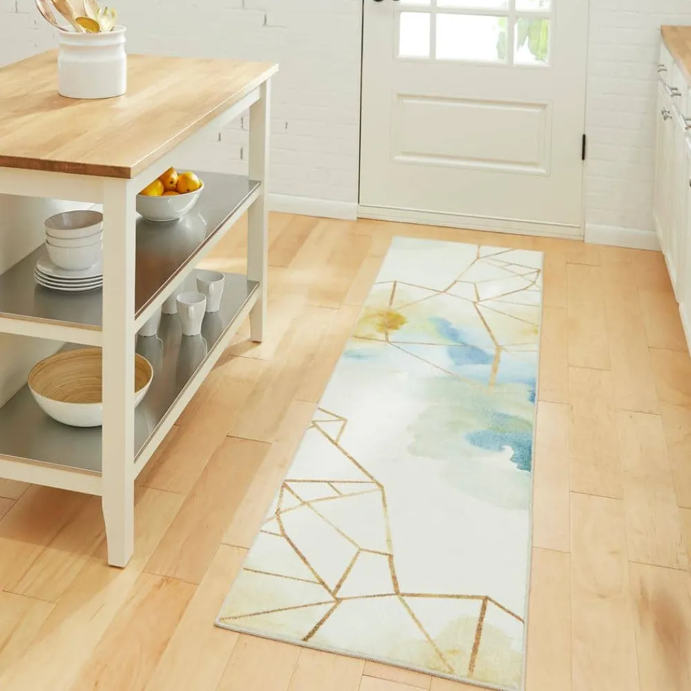 illusion_water_cream__ft__7.webp Illusion Water Cream 10 Ft. X 14 Ft. Abstract Area Rug By Mohawk Home | * Discount