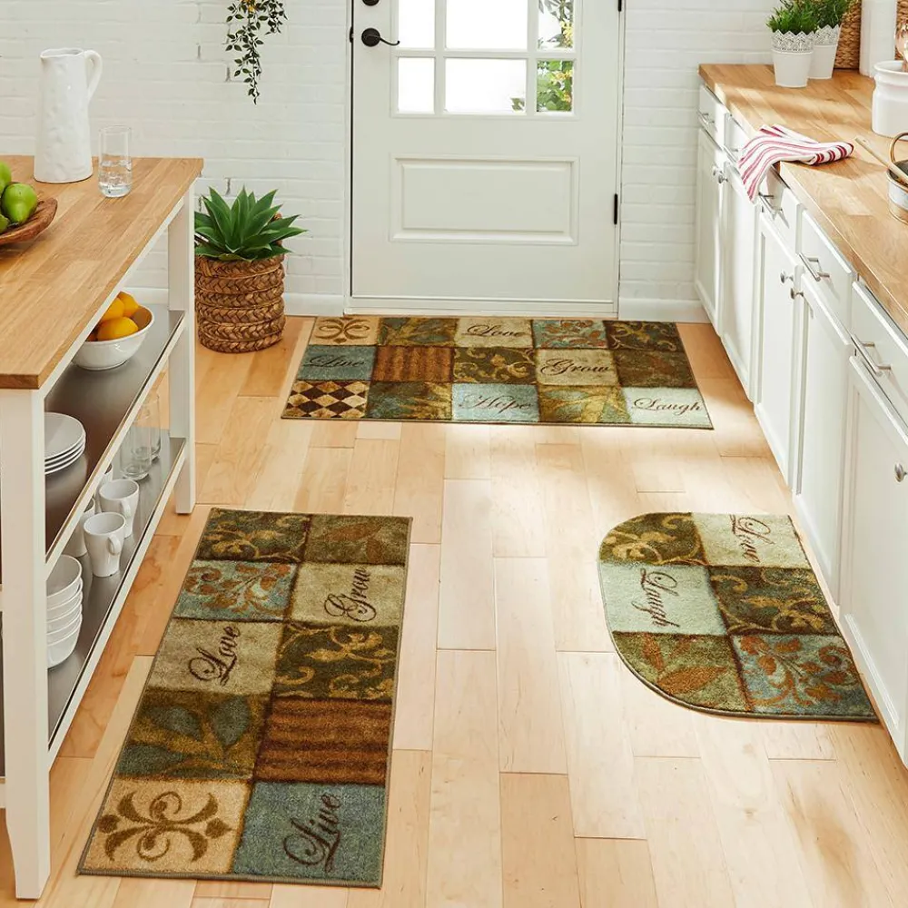 les_fleurs_la_terre_multi_1.webp Les Fleurs La Terre Multi 3 Ft. X 4 Ft. 3-Piece Indoor Rug Set By Mohawk Home | * Discount