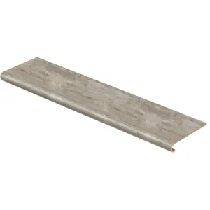 Lighthouse Oak 47 In. L X 12-1/8 In. D X 1-11/16 In. H Vinyl Overlay To Cover Stairs 1 In. Thick By Cap A Tread | * Best