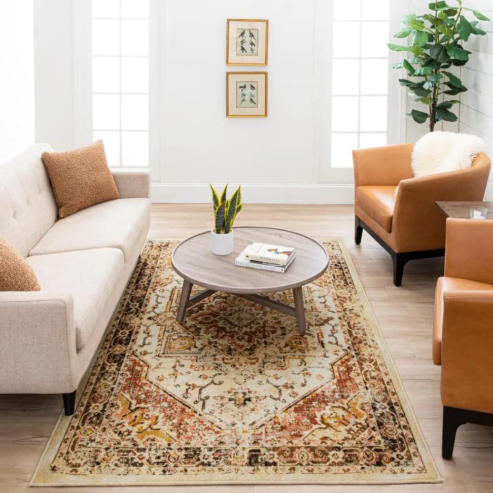maras_earth__ft_x__ft_are_1.webp Maras Earth 6 Ft. X 9 Ft. Area Rug By Mohawk Home | * Fashion