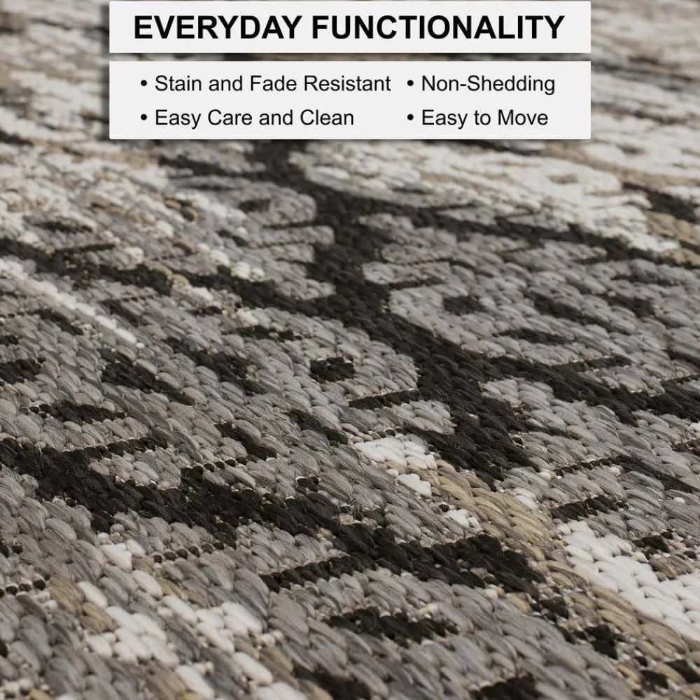 marbella_dark_grey__ft__i_5.webp Marbella Dark Grey 5 Ft. 3 In. X 7 Ft. 6 In. Ikat Indoor/Outdoor Area Rug By Mohawk Home | * Sale