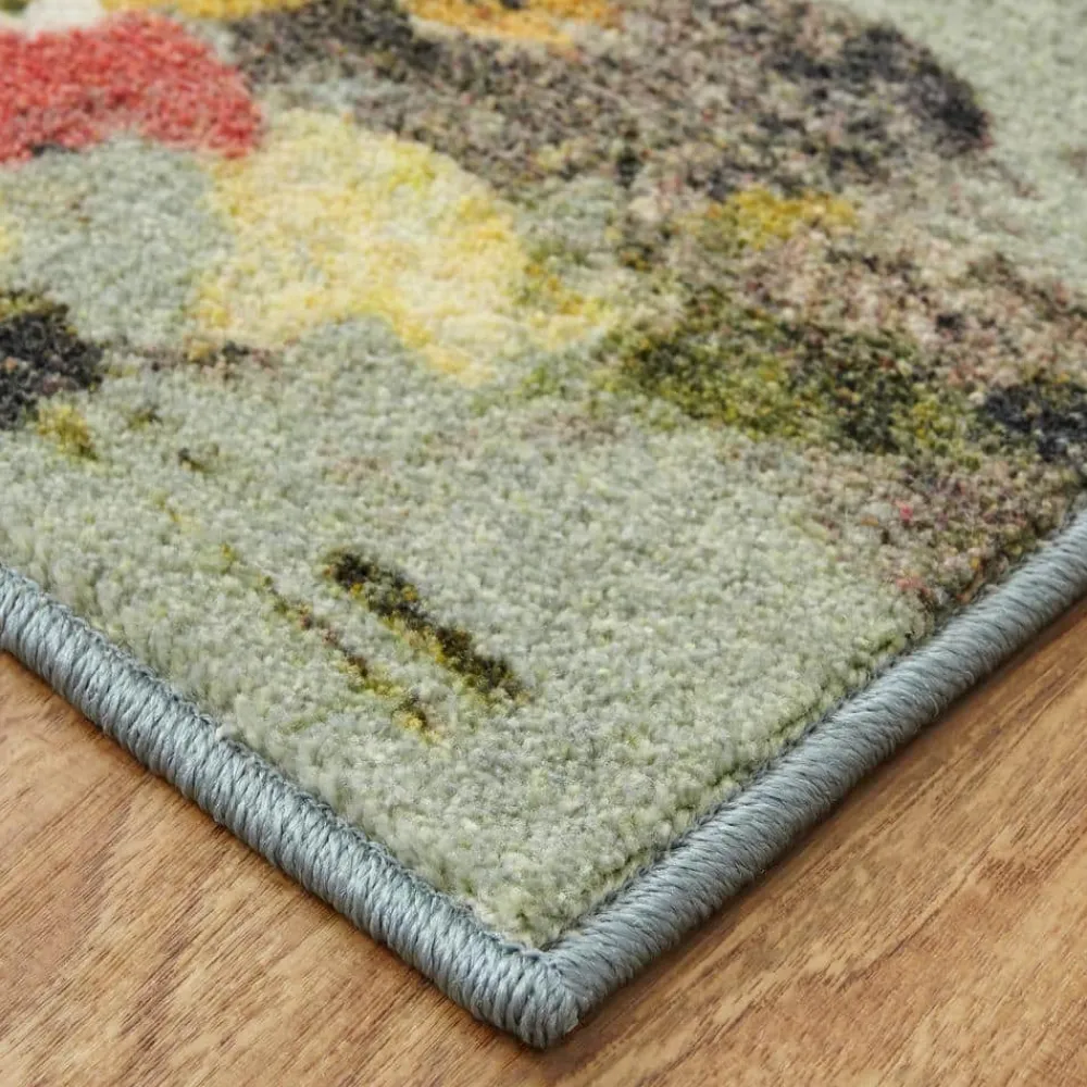 merging_floral_green__ft__2.webp Merging Floral Green 8 Ft. X 10 Ft. Floral Area Rug By Mohawk Home | * Best