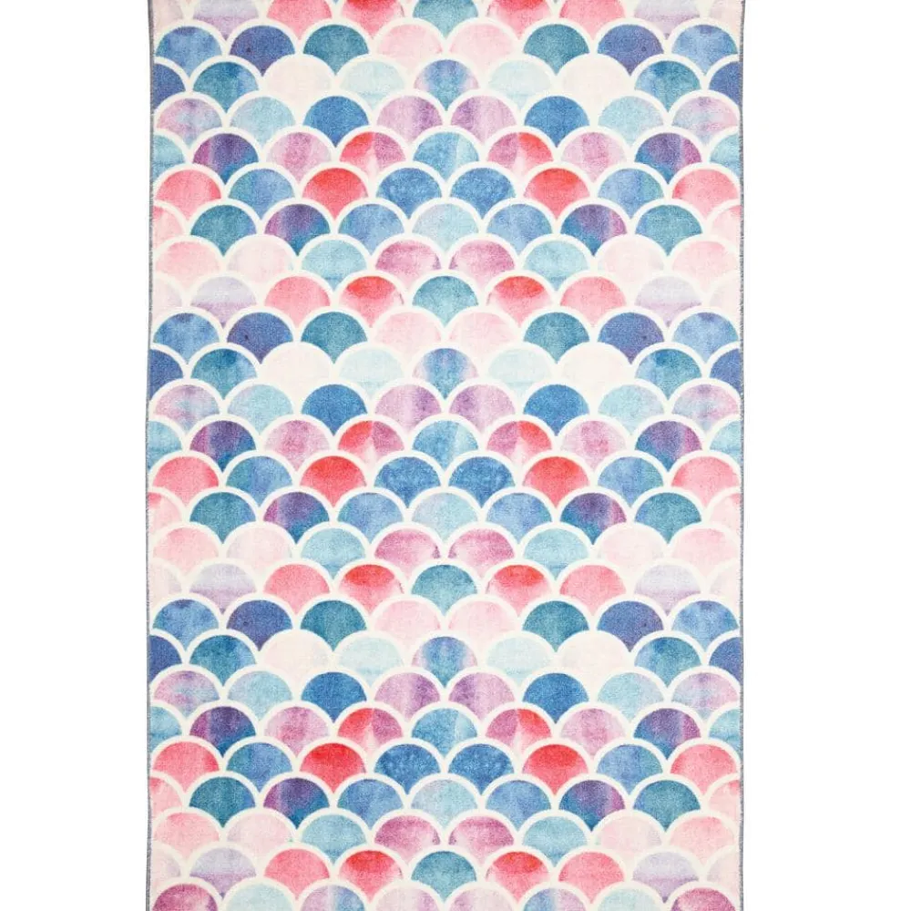 mermaid_scales_pink__ft_x_0.webp Mermaid Scales Pink 5 Ft. X 8 Ft. Whimsical Area Rug By Mohawk Home | * Sale