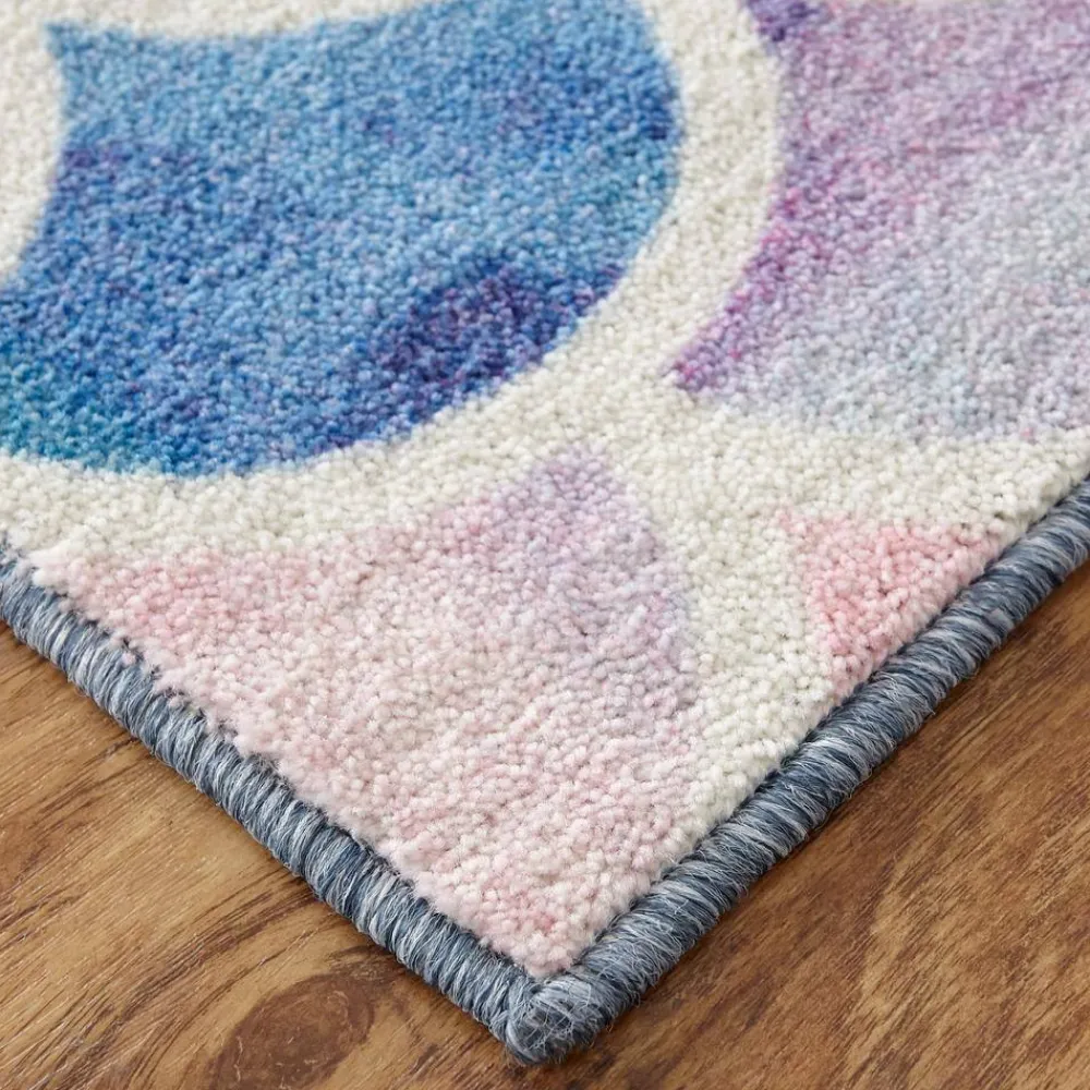 mermaid_scales_pink__ft_x_6.webp Mermaid Scales Pink 5 Ft. X 8 Ft. Whimsical Area Rug By Mohawk Home | * Sale