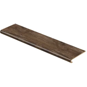 Nashville Oak 47 In. L X 12-1/8 In. D X 1-11/16 In. H Vinyl Overlay To Cover Stairs 1 In. T By Cap A Tread | * Best