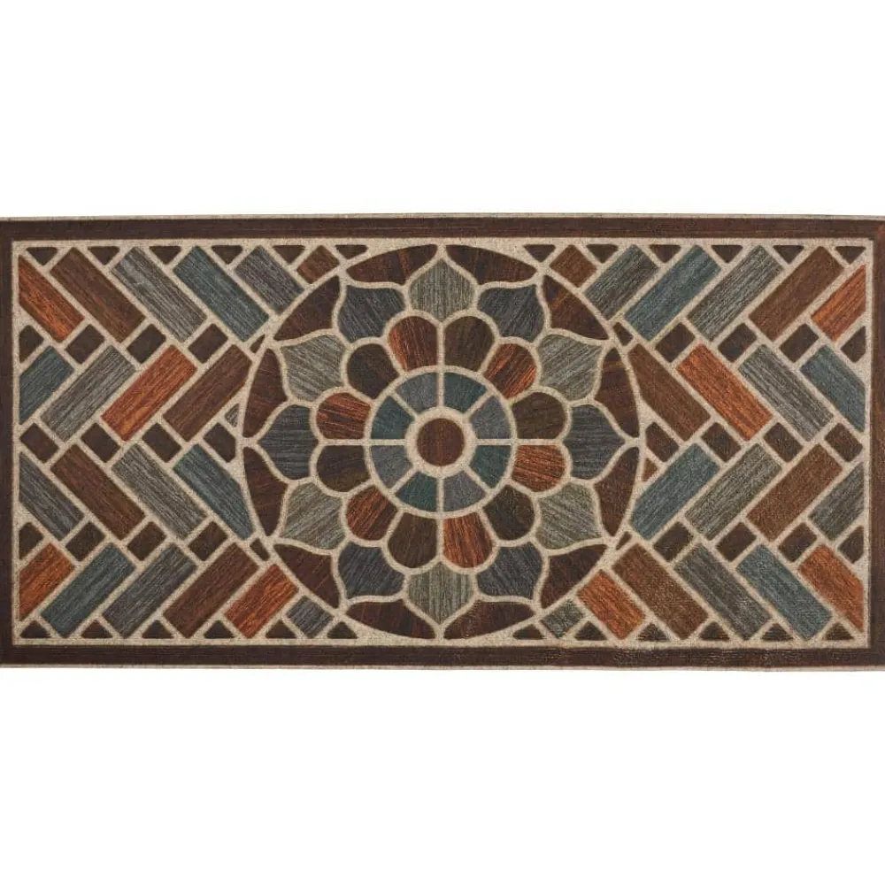 ornamental_brick__in_x__i_0-1.webp Ornamental Brick 24 In. X 48 In. Door Mat By Mohawk Home | * Discount