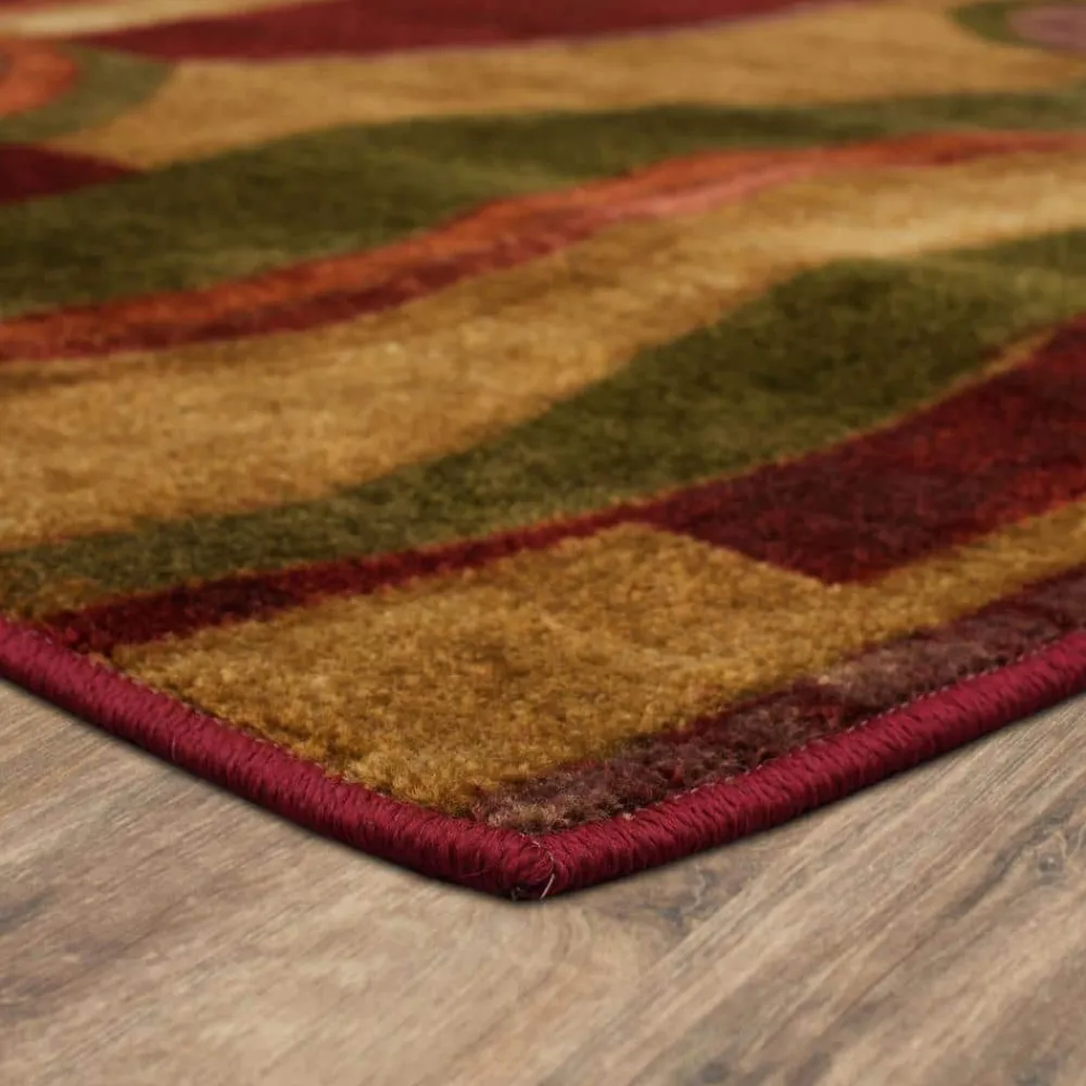piscasso_wine__ft_x__ft_a_2.webp Piscasso Wine 8 Ft. X 10 Ft. Abstract Area Rug By Mohawk Home | * Store