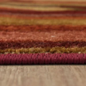 Piscasso Wine 8 Ft. X 10 Ft. Abstract Area Rug By Mohawk Home | * Store