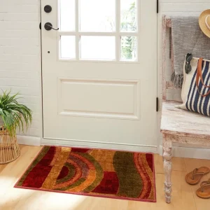 Piscasso Wine 8 Ft. X 10 Ft. Abstract Area Rug By Mohawk Home | * Store