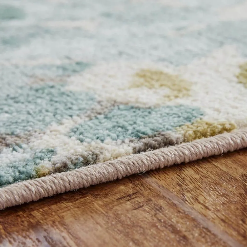 radiance_aqua__ft__in_x___2.webp Radiance Aqua 1 Ft. 8 In. X 6 Ft. Machine Washable Floral Runner Rug By Mohawk Home | * Discount