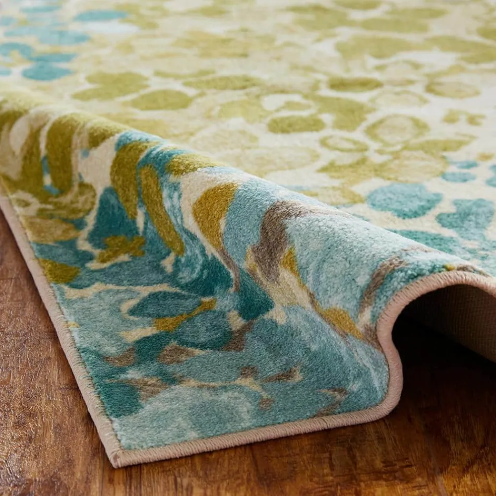 radiance_aqua__ft__in_x___6-1.webp Radiance Aqua 7 Ft. 6 In. X 10 Ft. Floral Area Rug By Mohawk Home | * Shop