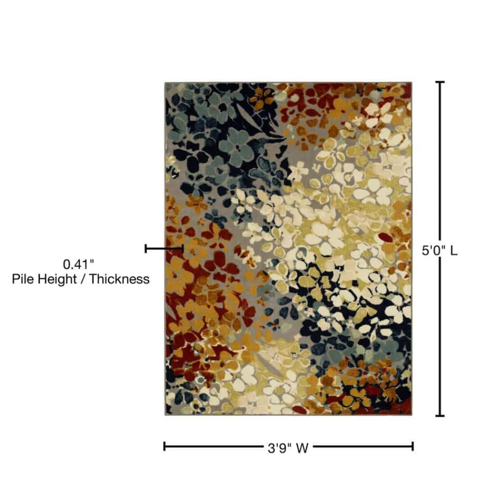 radiance_multi__ft_x__ft__7.webp Radiance Multi 4 Ft. X 5 Ft. Machine Washable Floral Area Rug By Mohawk Home | * Shop