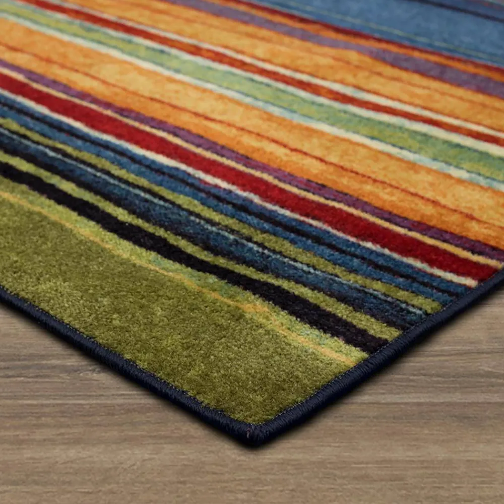 rainbow_multi__ft__in_x___2.webp Rainbow Multi 7 Ft. 6 In. X 10 Ft. Striped Area Rug 3-Piece Set By Mohawk Home | * New