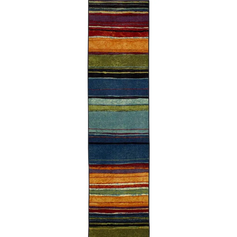 rainbow_multi__ft_x__ft_m_0.webp Rainbow Multi 2 Ft. X 8 Ft. Machine Washable Striped Runner Rug By Mohawk Home | * Online