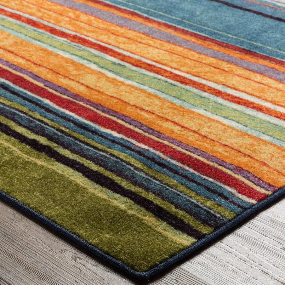 rainbow_multi__ft_x__ft_m_9.webp Rainbow Multi 2 Ft. X 8 Ft. Machine Washable Striped Runner Rug By Mohawk Home | * Online