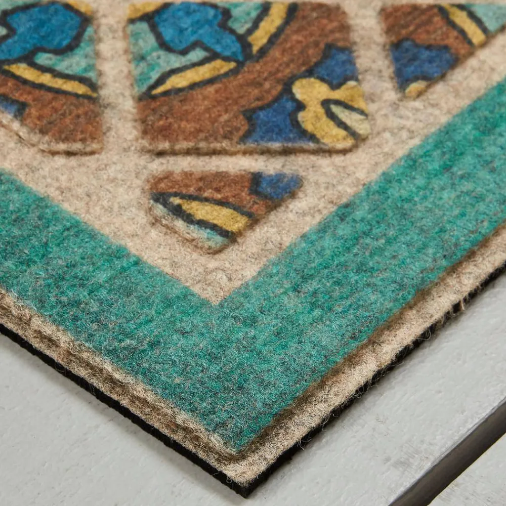 retro_tiles__in_x__in_orn_3.webp Retro Tiles 24 In. X 48 In. Ornamental Entry Mat By Mohawk Home | * Cheap