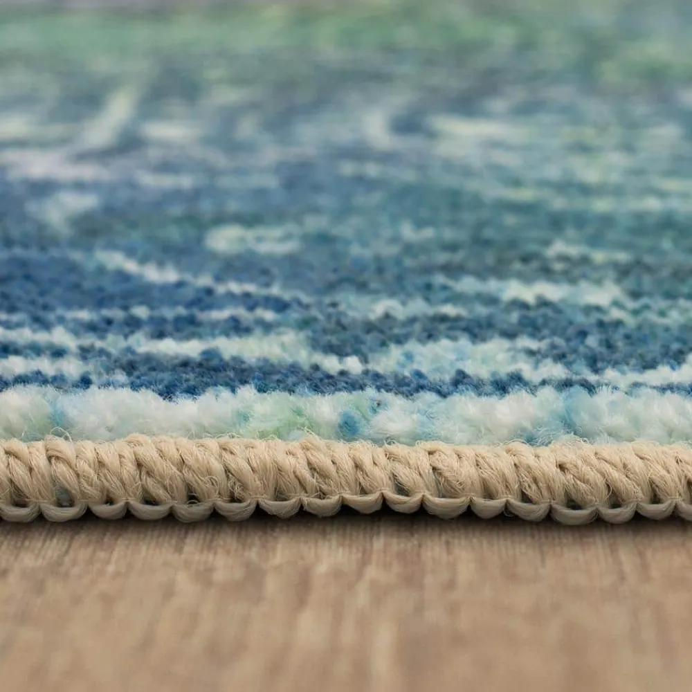 rowland_teal__ft_x__ft_ab_2.webp Rowland Teal 8 Ft. X 10 Ft. Abstract Area Rug By Mohawk Home | * Flash Sale