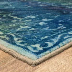 Rowland Teal 8 Ft. X 10 Ft. Abstract Area Rug By Mohawk Home | * Flash Sale