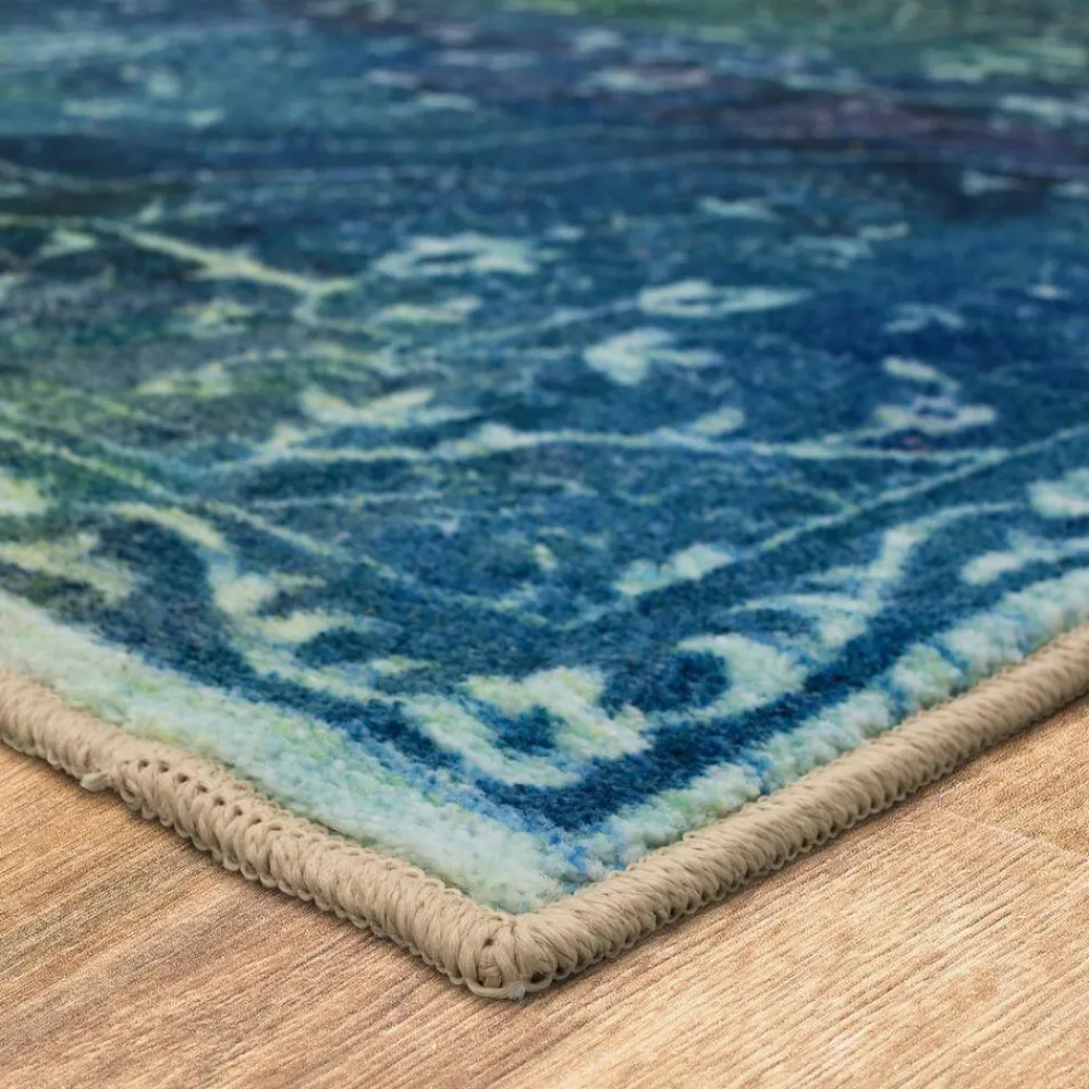rowland_teal__ft_x__ft_ab_5.webp Rowland Teal 8 Ft. X 10 Ft. Abstract Area Rug By Mohawk Home | * Flash Sale
